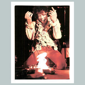 #0222  Jimi Hendrix Fire 4x6 Version Glossy Photo Fast Ship